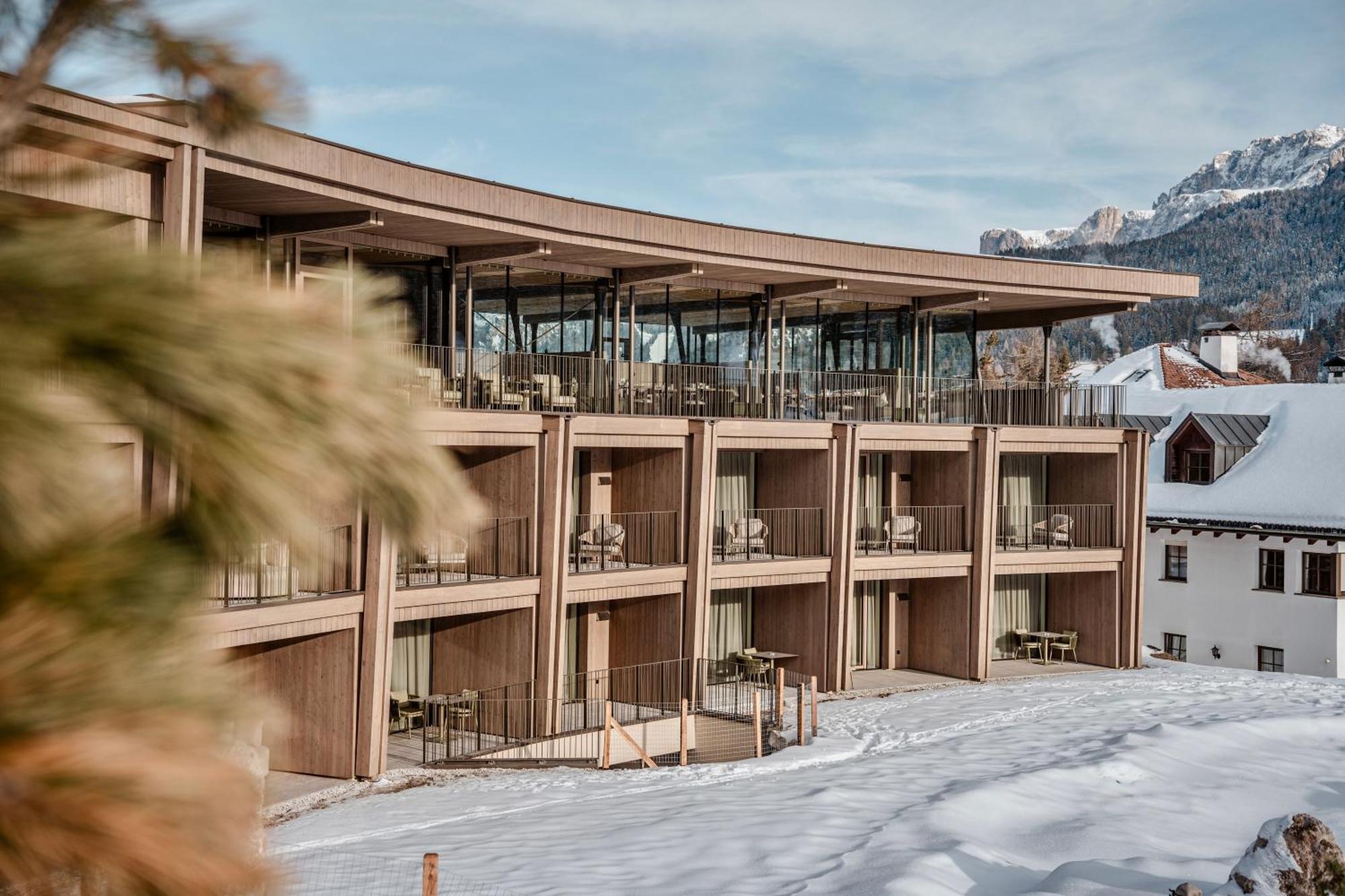 Hotel Cendevaves Alpine Silence Santa Cristina Val Gardena Exterior foto